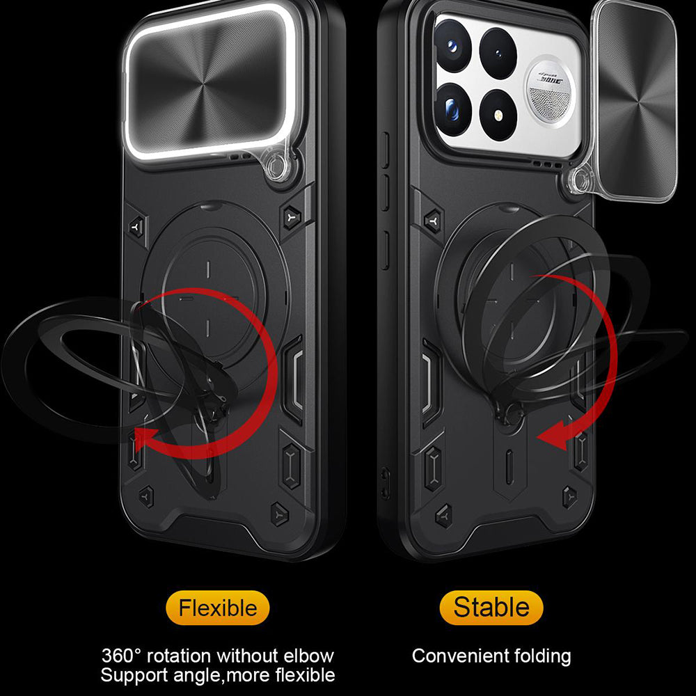 Husa de protectie Techsuit CamGuard Pro compatibil cu Xiaomi Poco F9 Ultra, Albastru