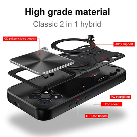 Husa de protectie Techsuit CamGuard Pro compatibil cu Xiaomi Poco F9 Pro, Negru