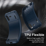 Husa de protectie Techsuit Carbon Silicone compatibil cu Nothing Phone (4b), Albastru