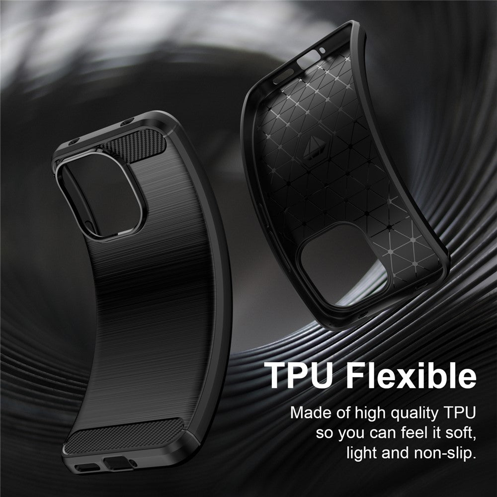 Husa de protectie Techsuit Carbon Silicone compatibil cu Xiaomi Redmi Note 17 Pro 5G, Negru