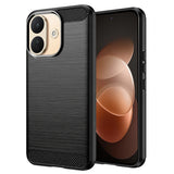 Husa de protectie Techsuit Carbon Silicone compatibil cu Xiaomi Redmi Note 17 Pro 5G, Negru