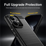 Husa de protectie Techsuit Carbon Silicone compatibil cu Xiaomi Redmi Note 17 Pro 5G, Negru