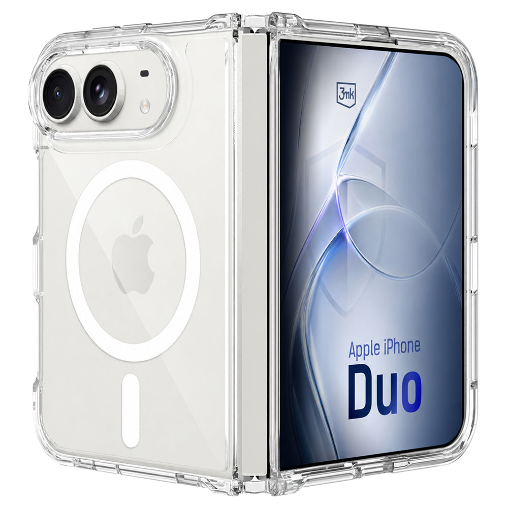 Husa de protectie 3mk Armor MagCase compatibil cu iPhone Duo, Transparent
