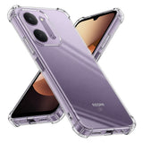 Husa de protectie Techsuit Shockproof Clear Silicone compatibil cu Xiaomi Redmi 17C 5G, Transparent