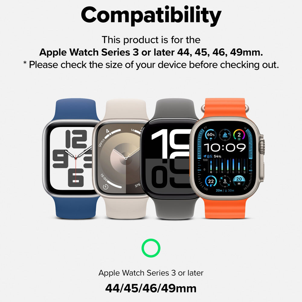 Curea smartwatch Ringke Metal One Mesh compatibil cu Apple Watch 1 / 2 / 3, Argintiu