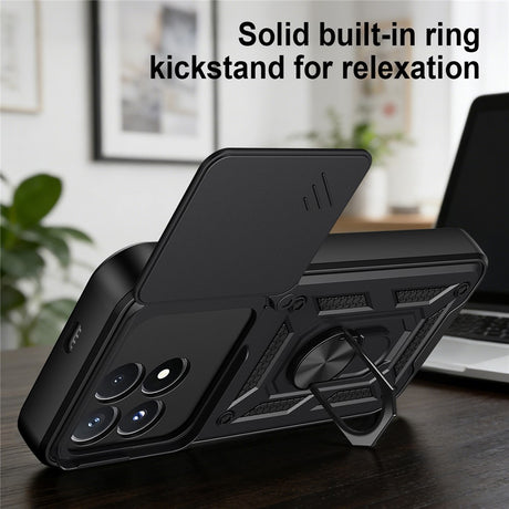 Husa de protectie Techsuit CamShield Series compatibil cu Xiaomi Poco F9 Pro, Albastru