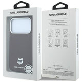 Husa de protectie Karl Lagerfeld compatibil cu iPhone 17 Pro Max / iPhone 18 Pro Max, Bordo