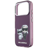 Husa de protectie Karl Lagerfeld compatibil cu iPhone 17 Pro Max / iPhone 18 Pro Max, Bordo