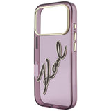 Husa de protectie Karl Lagerfeld compatibil cu iPhone 17 Pro / iPhone 18 Pro, Bordo