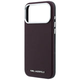 Husa de protectie Karl Lagerfeld compatibil cu iPhone 18 Pro / iPhone 17 Pro, Bordo