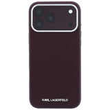 Husa de protectie Karl Lagerfeld compatibil cu iPhone 18 Pro / iPhone 17 Pro, Bordo