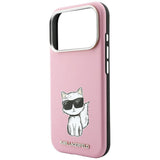 Husa de protectie Karl Lagerfeld compatibil cu iPhone 17 Pro Max / iPhone 18 Pro Max, Roz