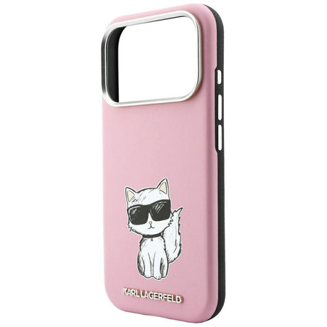 Husa de protectie Karl Lagerfeld compatibil cu iPhone 17 Pro Max / iPhone 18 Pro Max, Roz