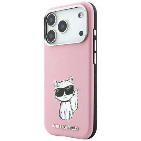 Husa de protectie Karl Lagerfeld compatibil cu iPhone 17 Pro Max / iPhone 18 Pro Max, Roz