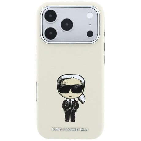 Husa de protectie Karl Lagerfeld compatibil cu iPhone 18 Pro Max / iPhone 17 Pro Max, Bej