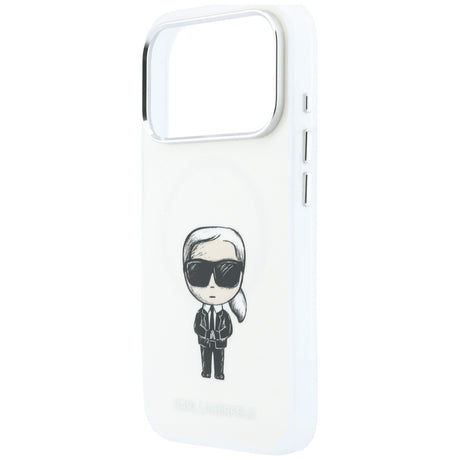 Husa de protectie Karl Lagerfeld compatibil cu iPhone 17 Pro Max / iPhone 18 Pro Max, Bej