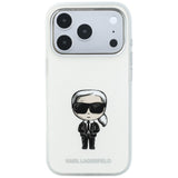 Husa de protectie Karl Lagerfeld compatibil cu iPhone 17 Pro Max / iPhone 18 Pro Max, Bej