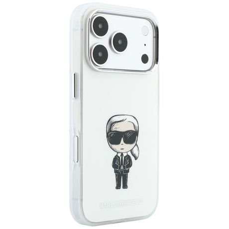 Husa de protectie Karl Lagerfeld compatibil cu iPhone 17 Pro Max / iPhone 18 Pro Max, Bej