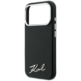 Husa de protectie Karl Lagerfeld Saffiano compatibil cu iPhone 18 Pro / iPhone 17 Pro, Negru