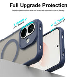 Husa de protectie Techsuit HaloFrost II MagSafe compatibil cu Xiaomi Redmi Note 17 4G / Redmi Note 17 5G, Albastru