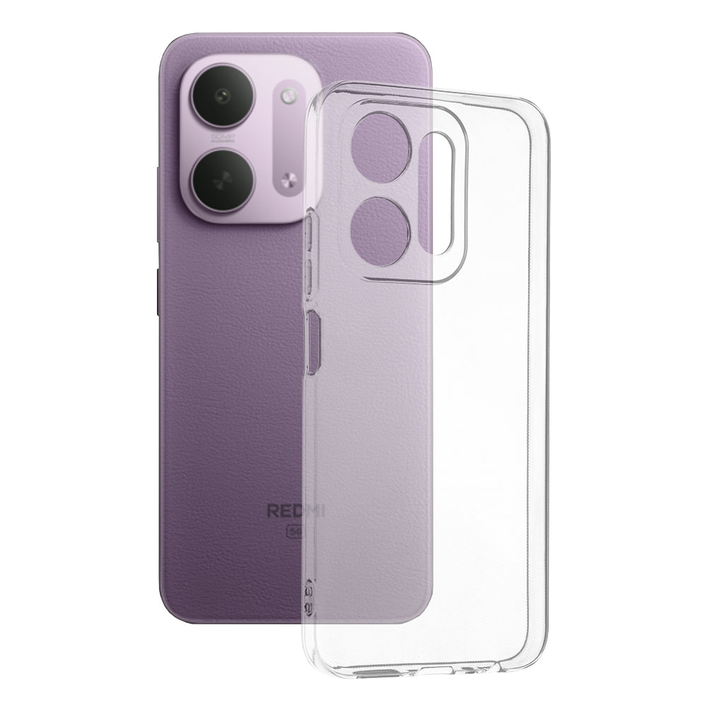 Husa de protectie Techsuit Clear Silicone compatibil cu Xiaomi Redmi 17C 5G, Transparent