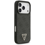 Husa de protectie Guess Leather 4G compatibil cu iPhone 18 Pro / iPhone 17 Pro, Negru