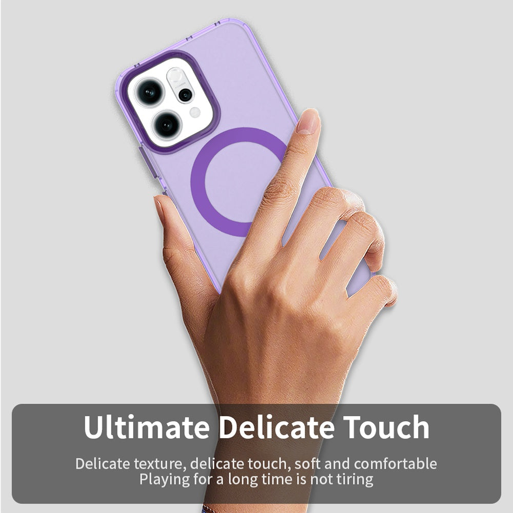 Husa de protectie Techsuit CandyCase MagSafe compatibil cu Oppo Reno16 F / Reno16 FS, Mov