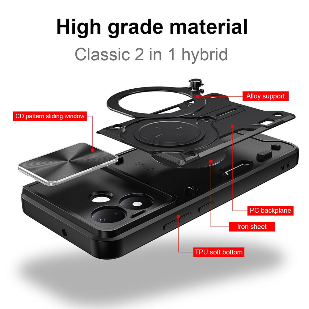 Husa de protectie Techsuit CamGuard Pro compatibil cu Xiaomi Redmi Note 17 Pro Max, Albastru