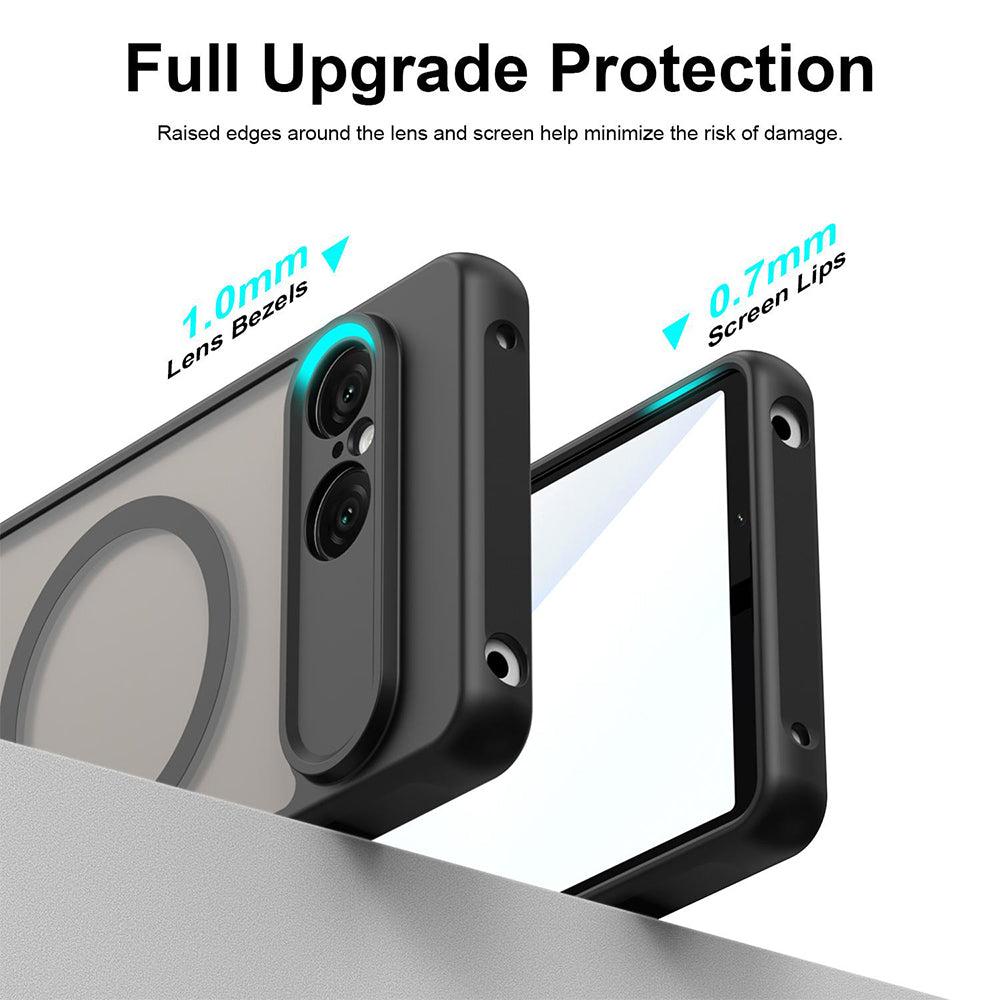 Husa de protectie Techsuit HaloFrost II MagSafe compatibil cu Sony Xperia 10 VIII, Negru