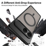 Husa de protectie Techsuit HaloFrost II MagSafe compatibil cu Sony Xperia 10 VIII, Negru