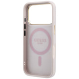 Husa de protectie Guess Ring Stand 360 compatibil cu iPhone 18 Pro / iPhone 17 Pro, Roz