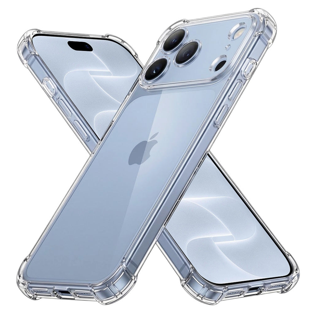 Husa de protectie Techsuit Shockproof Clear Silicone compatibil cu iPhone 17 Pro / iPhone 18 Pro, Transparent