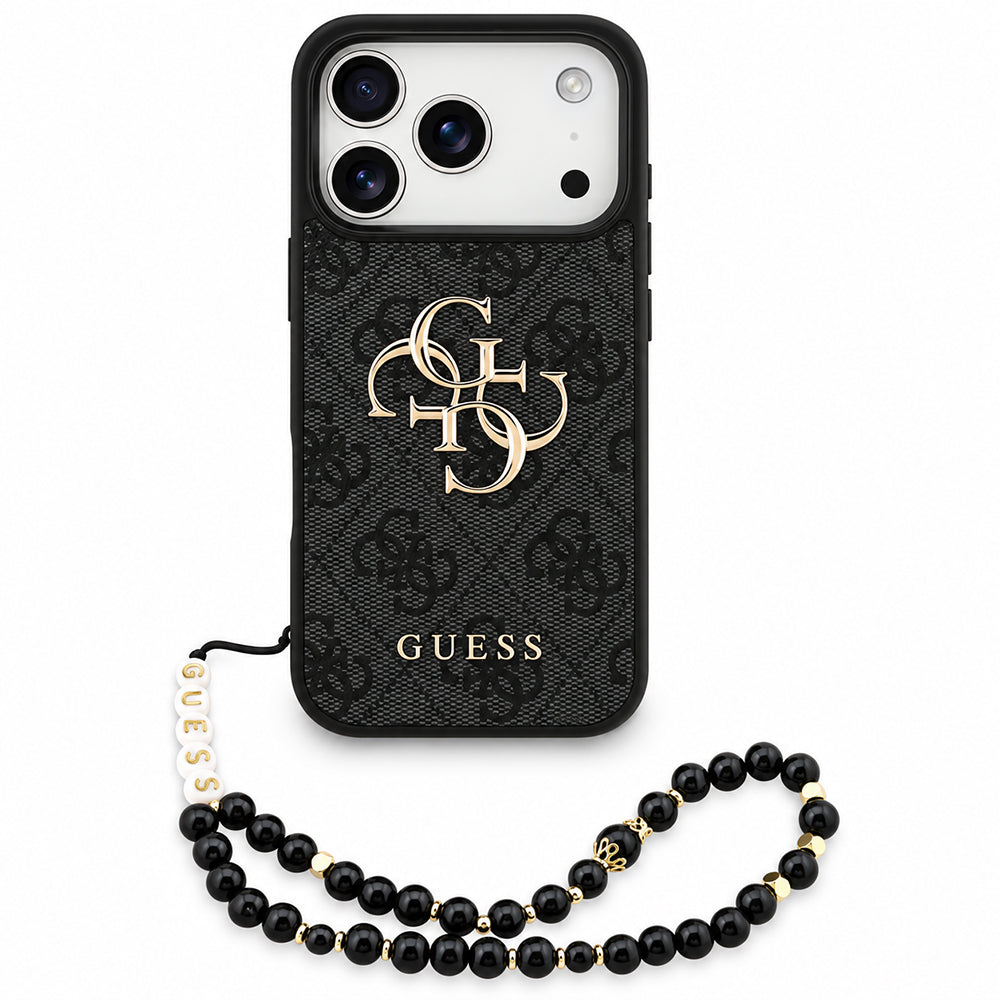 Husa de protectie Guess compatibil cu iPhone 18 Pro / iPhone 17 Pro, Negru