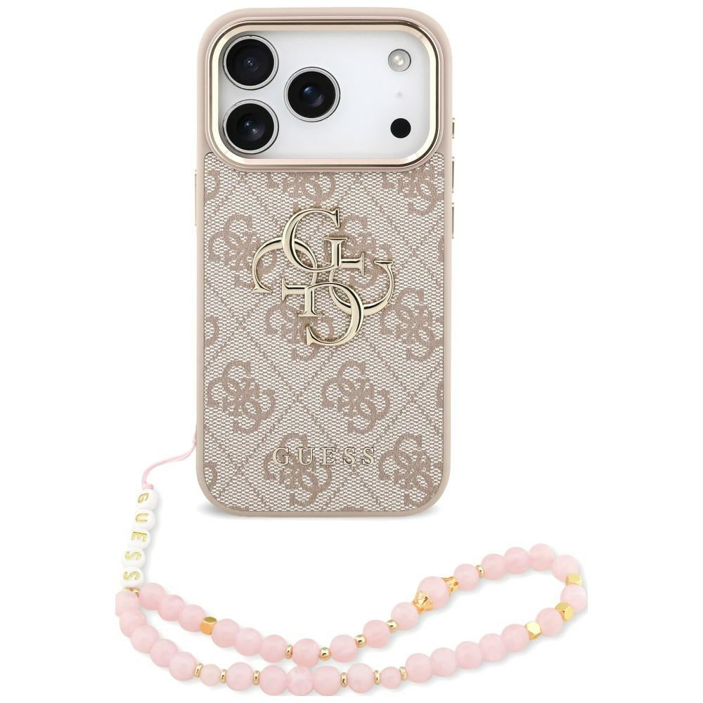 Husa de protectie Guess compatibil cu iPhone 18 Pro / iPhone 17 Pro, Roz