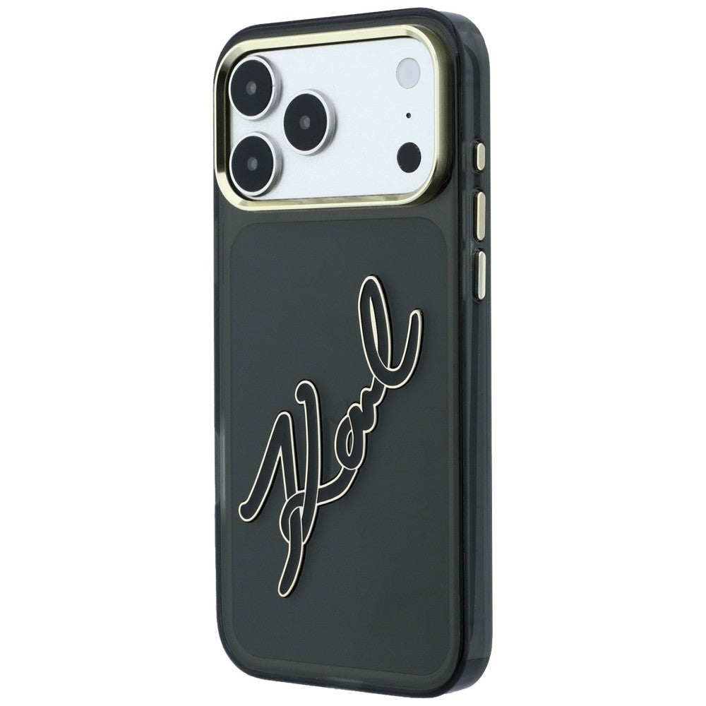 Husa de protectie Karl Lagerfeld compatibil cu iPhone 17 Pro / iPhone 18 Pro, Negru