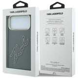 Husa de protectie Karl Lagerfeld compatibil cu iPhone 17 Pro / iPhone 18 Pro, Negru