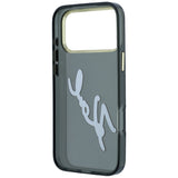 Husa de protectie Karl Lagerfeld compatibil cu iPhone 17 Pro / iPhone 18 Pro, Negru