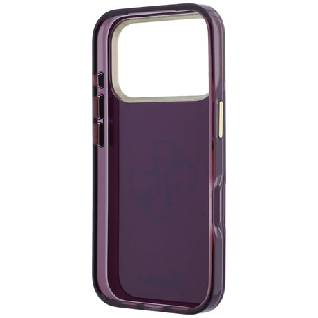 Husa de protectie Guess IML 4G Script Metal compatibil cu iPhone 18 Pro Max / iPhone 17 Pro Max, Bordo