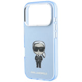 Husa de protectie Karl Lagerfeld compatibil cu iPhone 17 Pro Max / iPhone 18 Pro Max, Albastru