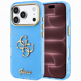 Husa de protectie Guess IML 4G compatibil cu iPhone 18 Pro Max / iPhone 17 Pro Max, Albastru