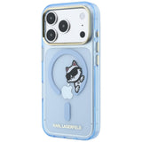 Husa de protectie Karl Lagerfeld compatibil cu iPhone 18 Pro / iPhone 17 Pro, Albastru