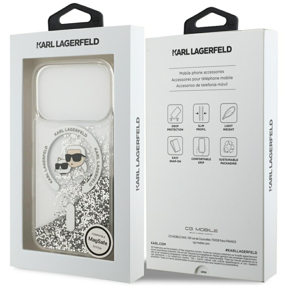 Husa de protectie Karl Lagerfeld compatibil cu iPhone 18 Pro Max / iPhone 17 Pro Max, Transparent