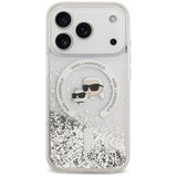 Husa de protectie Karl Lagerfeld compatibil cu iPhone 18 Pro / iPhone 17 Pro, Transparent