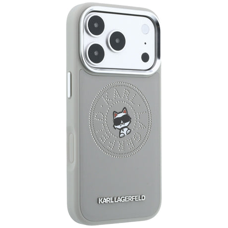 Husa de protectie Karl Lagerfeld compatibil cu iPhone 18 Pro Max / iPhone 17 Pro Max, Gri