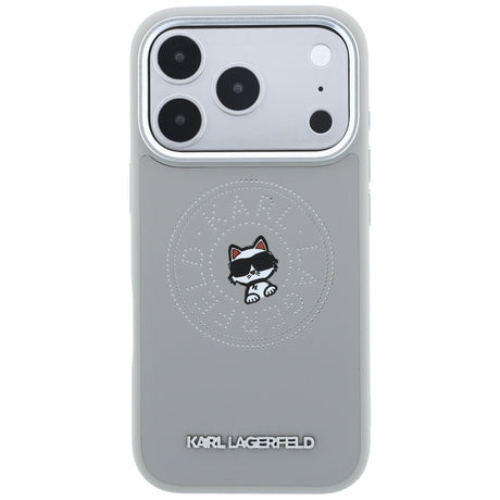 Husa de protectie Karl Lagerfeld compatibil cu iPhone 18 Pro Max / iPhone 17 Pro Max, Gri