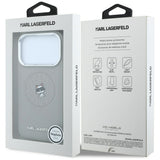 Husa de protectie Karl Lagerfeld compatibil cu iPhone 18 Pro Max / iPhone 17 Pro Max, Gri