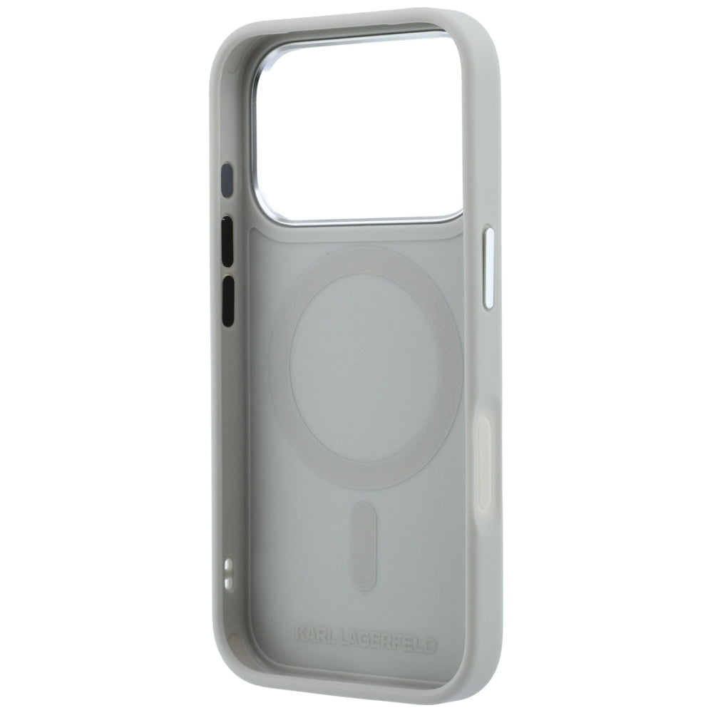 Husa de protectie Karl Lagerfeld compatibil cu iPhone 18 Pro Max / iPhone 17 Pro Max, Gri