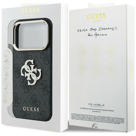 Husa de protectie Guess compatibil cu iPhone 17 Pro / iPhone 18 Pro, Maro
