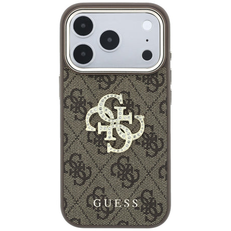 Husa de protectie Guess compatibil cu iPhone 17 Pro / iPhone 18 Pro, Maro