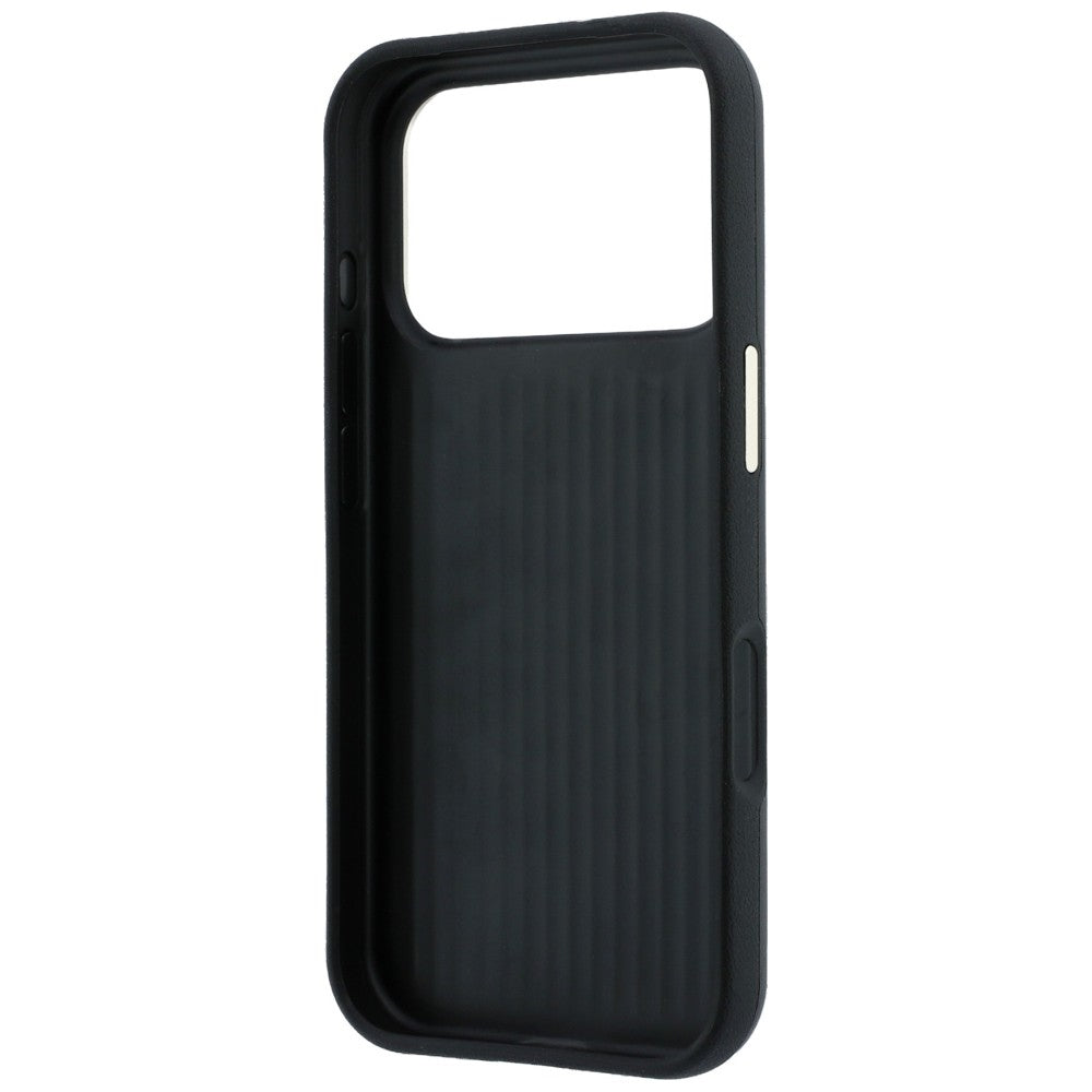 Husa de protectie Guess Smooth Big Strass Logo compatibil cu iPhone 18 Pro / iPhone 17 Pro, Negru